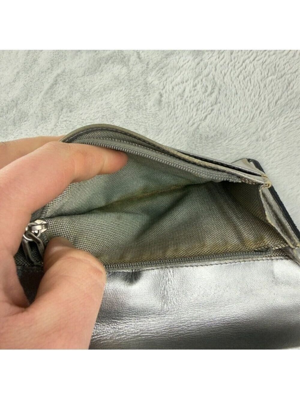 Chanel Black Leather Bifold Wallet Embroidered - Picture 8 of 16